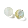 Frosted Transparent Acrylic Beads X1-OACR-F013-12H-2