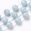 Natural Celestite/Celestine Beads Strands G-I203-A-10mm-2