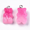 Opaque Resin Pendants X-CRES-N021-32D-2