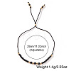 Minimalist Glass & Alloy Beads Slider Bracelets for Women SD4313-5
