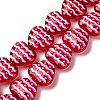 Glass Enamel Beads GLAA-Q125-01A-04-2