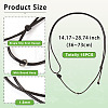 Waxed Polyester Cord Necklaces NJEW-TAC0022-05-4