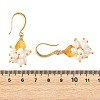 Natural Freshwater Pearl & Natural Amber Dangle Earrings EJEW-JE07368-5
