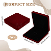 Square Velvet Jewelry Gift Boxes CON-WH0089-113A-2