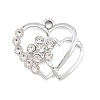 Alloy Rhinestone Pendants RB-CBA332B-04A-P-1