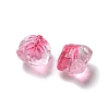 Baking Paint Transparent Glass Beads X1-GLAA-C035-01O-2