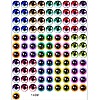 Printed Transparent Glass Cabochons GL-CBAA22A-17-2