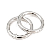 Brass Closed Jump Rings KK-D257-01P-04-2