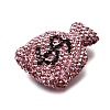 Handmade Polymer Clay Rhinestone Beads CLAY-Z006-04D-2
