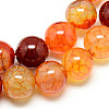 Natural Dragon Veins Agate Beads Strands G-Q948-81A-8mm-1