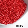 Opaque 8/0 Glass Seed Beads SEED-I013-3mm-RR45-1