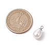 Natural Cultured Freshwater Pearl Teardrop Pendants PALLOY-JF03360-3