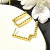 304 Stainless Steel Hoop Earrings for Women EJEW-M068-08A-G-3