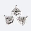 Alloy Connector Rhinestone Settings PALLOY-EA10685Y-AS-NF-1