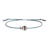 Alloy Enamel Fish Charm Adjustable Bracelets FS-WG707CF-01-1