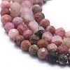 Natural Rhodonite Beads Strands G-D0013-10-3