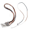 10Pcs Cotton & Metallic Cord Necklace Making NJEW-TAC0057-2
