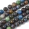Natural Turquoise Beads Strands G-P574-A04-10mm-2