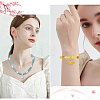 120Pcs 2 Colors Tibetan Style Alloy Rondelle Tube Bails FIND-PA0001-48-5