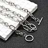 Non-Tarnish Unisex 304 Stainless Steel Figaro Chain Necklaces NJEW-H215-03P-2