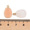 304 Dyed Natural Gemstone Pendants STAS-A135-12G-3