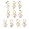 ABS Imitation Pearl Charms PALLOY-JF03222-02-1