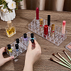 4Pcs 2 Styles Plastic Lipstick Storage Organizer Box ODIS-GO0001-22-3
