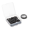 100Pcs 8mm Natural Lava Rock Beads Round Beads X1-DIY-LS0002-43-7