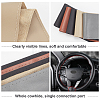 DIY Hand Sewing Genuine Leather Steering Wheel Cover AJEW-WH0002-60D-4