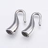 Tarnish Resistant 304 Stainless Steel Hook
 Clasps X-STAS-E428-01P-1