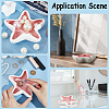 1Pc Starfish Shape Ceramic Jewelry Plate AJEW-SC0002-96A-5