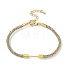 Braided Nylon Cord Bracelet Making MAK-L043-01G-05-1