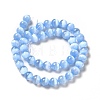 Natural Selenite Beads Strands G-P493-01E-3