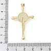 Brass Micro Pave Clear Cubic Zirconia Pendants KK-Q813-16H-G-3