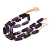 Natural Banded Agate Beads Strands G-H342-B06-01-4