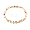 Brass Micro Pave Cubic Zirconia Chain Bracelets KK-R217-46G-4