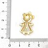 Brass Micro Pave Cubic Zirconia Pendants KK-D317-104G-3