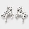 Tibetan Style Alloy Pendants X-TIBEP-T052-28AS-RS-2