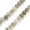 Natural Labradorite Bead Strands G-O155-05B-4mm-4