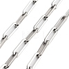 Tarnish Resistant 304 Stainless Steel Paperclip Chains CHS-H026-17P-1