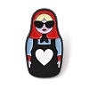 Cool Matryoshka Doll Enamel Pins AL-Z002-01EB-01-1