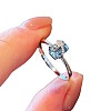 925 Sterling Silver with Cubic Zirconia Finger Rings FS-WGFD4D7-05-4