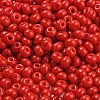 Imitation Jade Glass Seed Beads SEED-Z001-A-B12-3