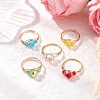 Glass Finger Rings RJEW-JR00925-01-1