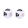 Opaque Acrylic Beads SACR-N020-04A-P-3