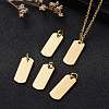 304 Stainless Steel Pendants Ion Plating(IP) STAS-I311-30G-7