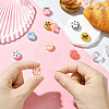 10Pcs 10 Colors Glass Enamel Beads LAMP-CJ0002-48-5