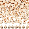40Pcs 4 Styles Schima Wood European Beads WOOD-PA0001-44-1