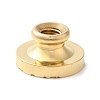 Golden Plated Round Shaped Wax Seal Brass Stamp Head STAM-K001-07G-04-2