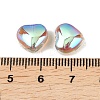 Electroplate Glass Bead EGLA-H102-08V-3